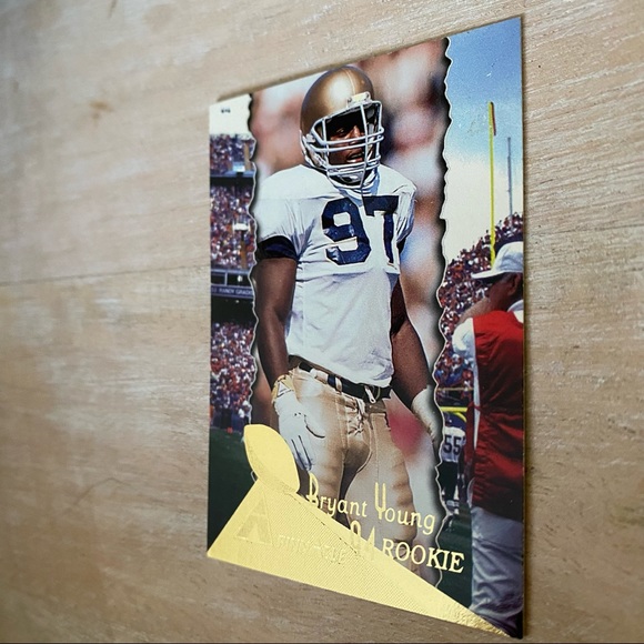 Bryant Young 94 Rookie 49ERS Pinnacle 1994 - Picture 2 of 9